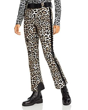 Goldbergh Roar Leopard Print Belted Pants