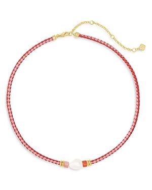 Kendra Scott Raven Multi-stone Woven Cord Statement Necklace, 15-18