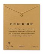 Dogeared Friendship Anchor Necklace, 18