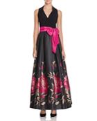 Eliza J Floral Skirt Gown