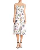 Bailey 44 Puff Pastry Floral Satin Dress