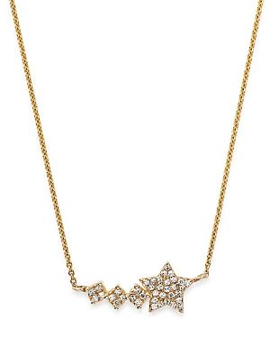 Moon & Meadow Diamond Shooting Star Pendant Necklace In 14k Yellow Gold, 0.11 Ct. T.w. - 100% Exclusive