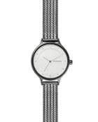 Skagen Anita Two-tone Ripple Mesh Bracelet Watch, 30mm