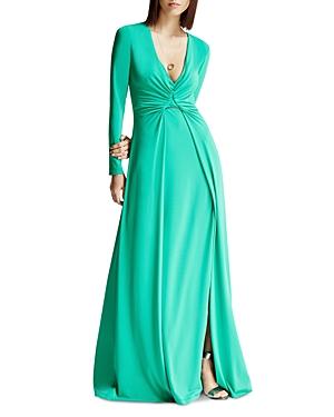 Halston Heritage Draped Jersey Gown