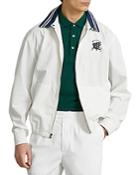 Polo Ralph Lauren Cotton Poplin Logo Embroidered Full Zip Jacket