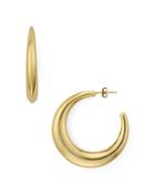 Aqua Crescent Hoop Earrings - 100% Exclusive