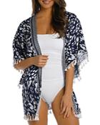 La Blanca Tides Kimono Cover Up