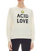 Sandro Zola Acid Love Jacquard Sweater