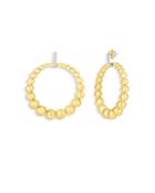 Roberto Coin 18k Yellow Gold Chic & Shine Diamond Beaded Circle Drop Earrings