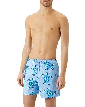 Vilebrequin Mosaic Turtle Print Swim Trunks