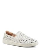 Ugg Women's Cas Perforated Leather Slip On Sneakers