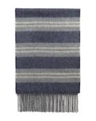 The Men's Store At Bloomingdale's Striped Cashmere Scarf