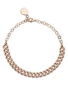 Bloomingdale's Diamond Cuban Link Choker Bracelet In 14k Rose Gold, 0.80 Ct. T.w. - 100% Exclusive