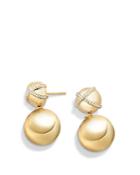 David Yurman Solari Double Drop Earrings With Diamonds In 18k Gold