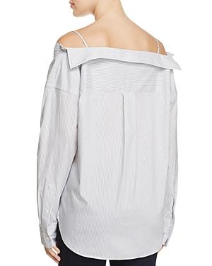 Theory Tamalee Off-the-shoulder Shirt