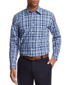 Canali Multi Check Regular Fit Button-down Shirt