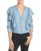 Paige Chambray Farren Top - 100% Exclusive