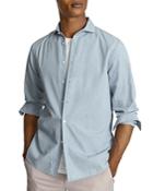 Reiss Chambray Long Sleeve Shirt