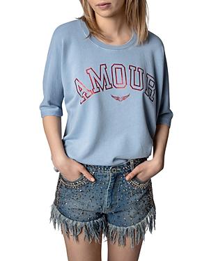 Zadig & Voltaire Portland Amour Graphic Sweatshirt