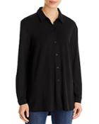 Eileen Fisher Classic Collar Long Sleeve Shirt