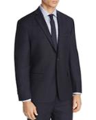 Michael Kors Tonal Plaid With Windowpane Classic Fit Suit Jacket