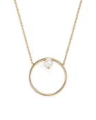 Zoe Chicco 14k Yellow Gold Cultured Freshwater Pearl Circle Pendant Necklace, 18