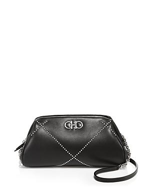 Salvatore Ferragamo Siena Studded Crossbody Bag