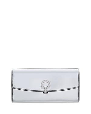 Salvatore Ferragamo Patent Leather Continental Wallet