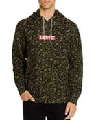 Levi's Leopard-print Logo Graphic Hooded Sweatshirt