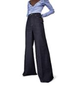 Et Ochs Ezra High Rise Wide Leg Jeans In Denim