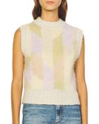Sandro Poppy Color Blocked Sweater Vest