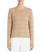 Weekend Max Mara Astoria Sequined Striped Sweater