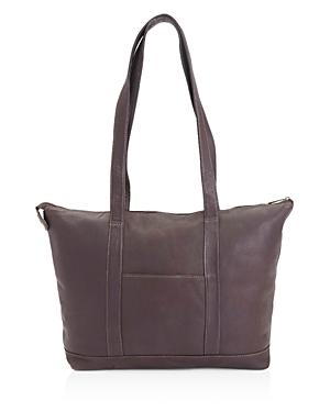 Royce New York Leather Travel Tote