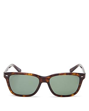 Zegna Polarized Wayfarer Sunglasses, 57mm