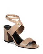 Via Spiga Women's Evelia Ankle-strap Leather Block Heel Sandals