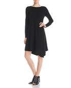 Eileen Fisher Petites Asymmetric Knit Dress