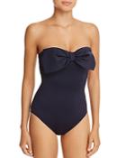Kate Spade New York Bow Bandeau One Piece Swimsuit