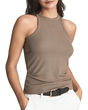 Reiss Mirabel Ribbed Muscle Vest
