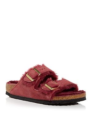Brikenstock Women's Arizona Faux Shearling Slide Sandals
