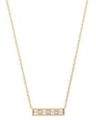 Bloomingdale's Diamond Bar Necklace In 14k Yellow Gold, 0.15 Ct. T.w. - 100% Exclusive