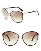 Tom Ford Penelope Oversized Sunglasses, 59mm