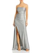 Ramy Brook Gladys Strapless Side Cutout Gown