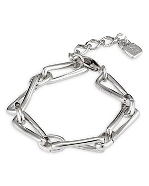 Uno De 50 Galaxy Chunky Link Bracelet In Rhodium Plated
