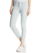 Mavi Adriana Ankle Zip Skinny Jeans In Slate Twill