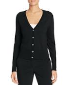 Dkny Contrast Elbow Patch Cardigan - 100% Bloomingdale's Exclusive