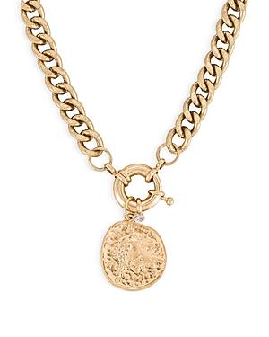 Aqua X Scout The City 8 Other Reasons Hammered Disc Short Pendant Necklace, 13 - 100% Exclusive