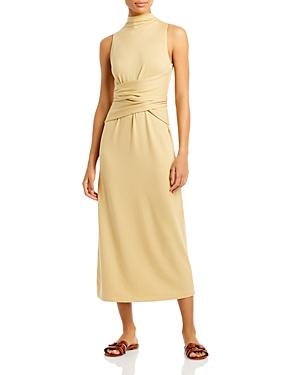 Vince Wrap Waist Midi Dress