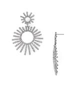 Aqua Double Sunburst Drop Earrings - 100% Exclusive