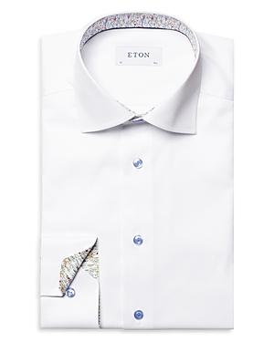 Eton Contemporary Fit High Performance Twill Dress Shirt