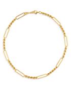 Maison Irem 18k Gold Victoria Twisted Link Necklace, 16.5